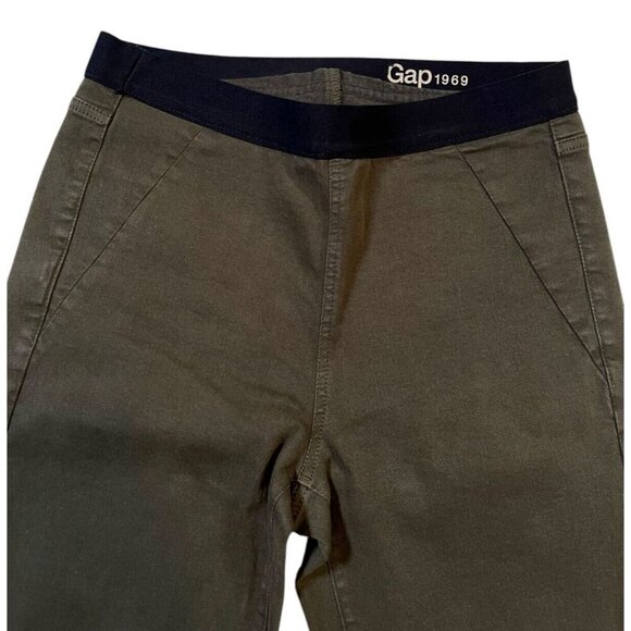 Gap 1969 Cambridge Green Resolution Pull-On Seamed Leggings Jeans SIZE-30R - Picture 5 of 7